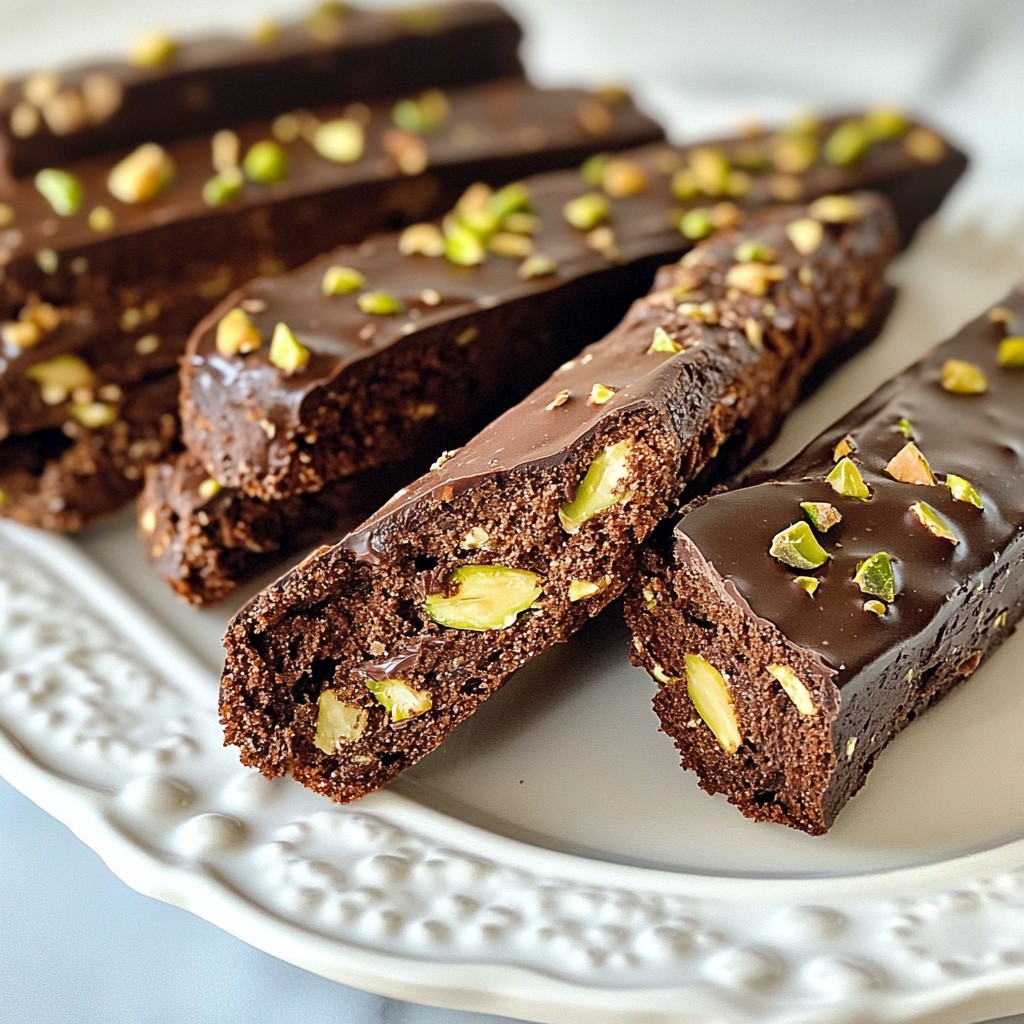 Chocolate Pistachio Biscotti Irresistible Treat Recipe