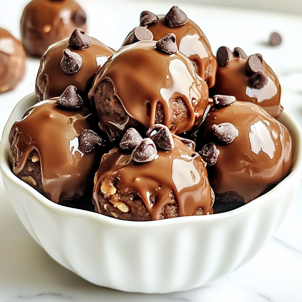 Chocolate Peanut Butter Protein Balls Easy and Tasty Snack