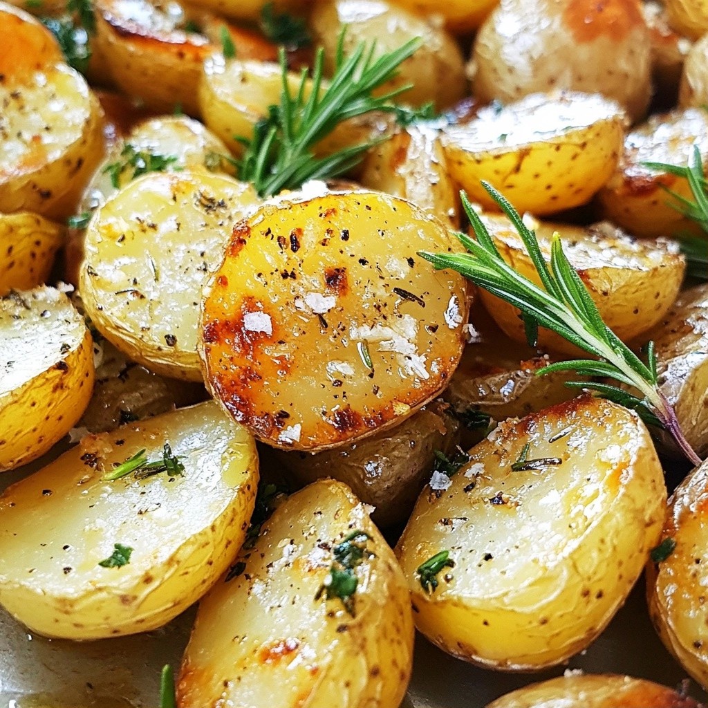 Herbed Easy Side Dish Roasted Baby Potatoes Recipe