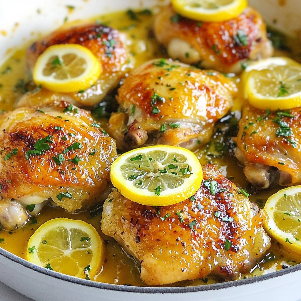 Easy Lemon Garlic Chicken Skillet Simple and Tasty Meal