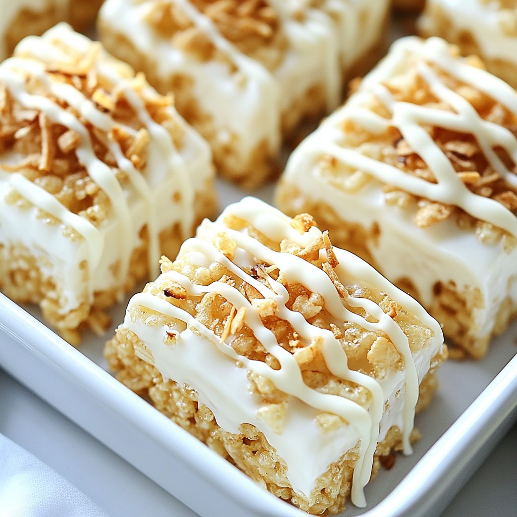 Vanilla Bean Rice Krispie Treats Delightfully Sweet Snack