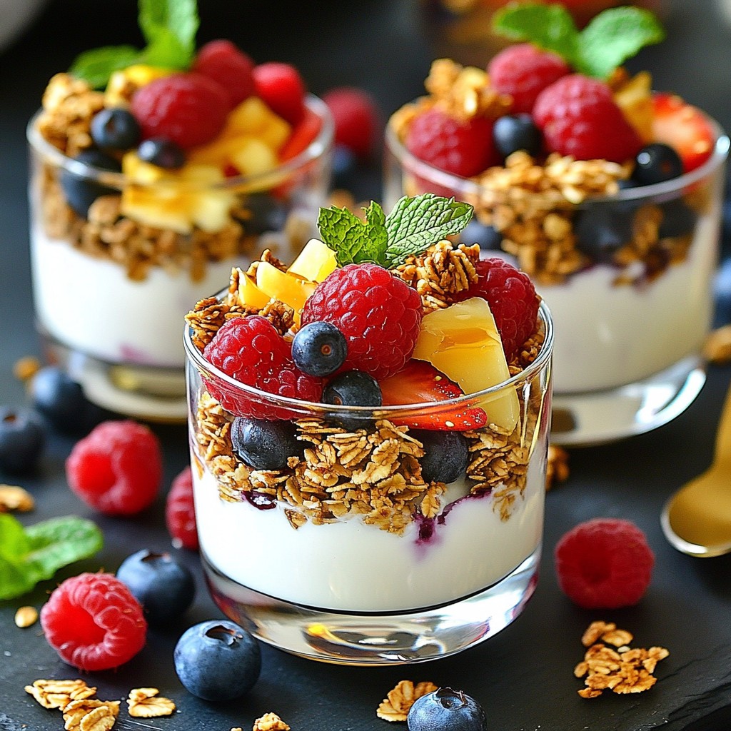 Effortless Berry Yogurt Parfait Cups Simple Treat