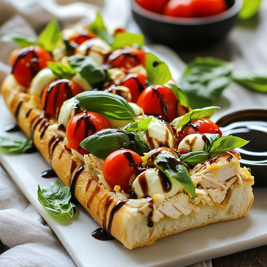 Quick Caprese Chicken Salad Sandwich Delight Easy Meal