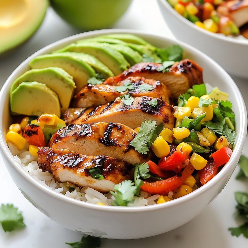 Honey Lime Chicken Rice Bowls Flavorful Meal Idea