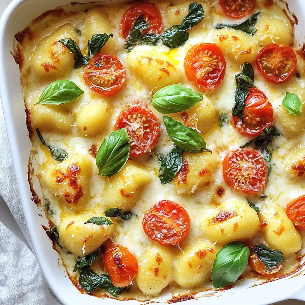 Creamy Tuscan Gnocchi Bake Simple and Tasty Dish