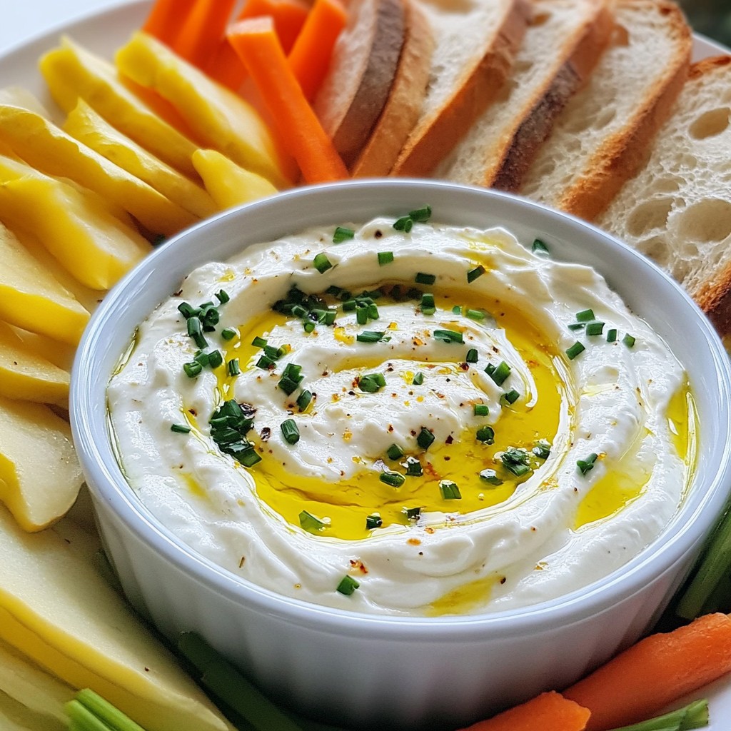 Creamy Roasted Garlic Dip Simple and Flavorful Treat