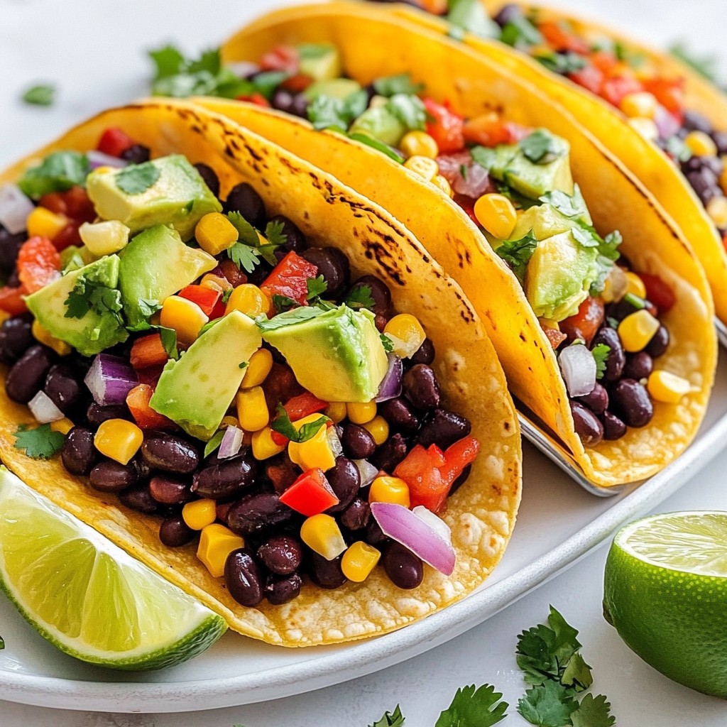 Effortless Black Bean & Corn Tacos Quick and Tasty