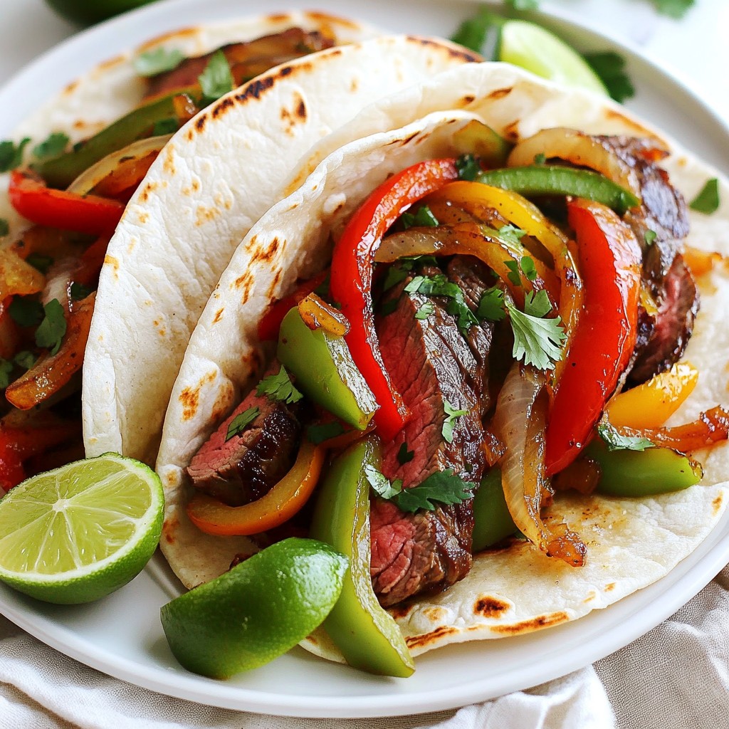 Honey Lime Steak Fajitas Flavorful and Easy Recipe