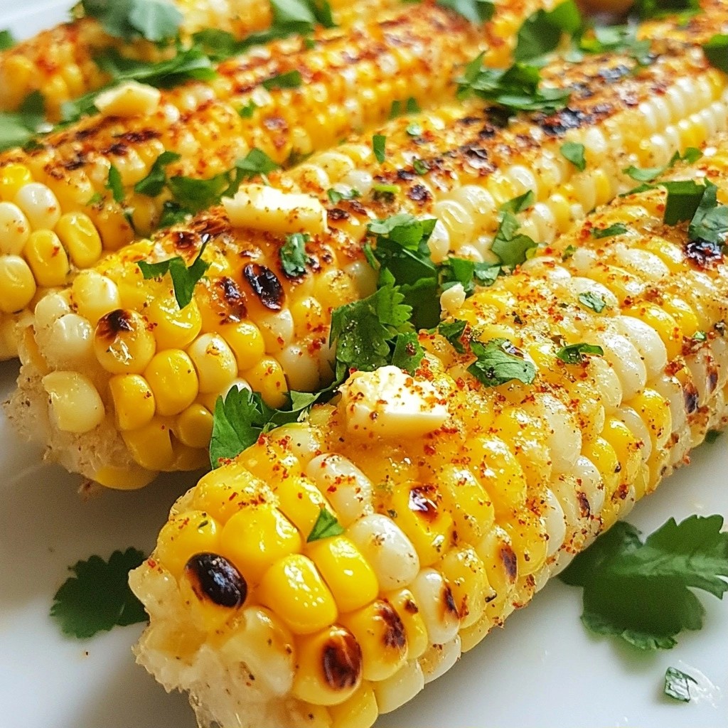 Quick Side Dish BBQ Grilled Sweet Corn Delight