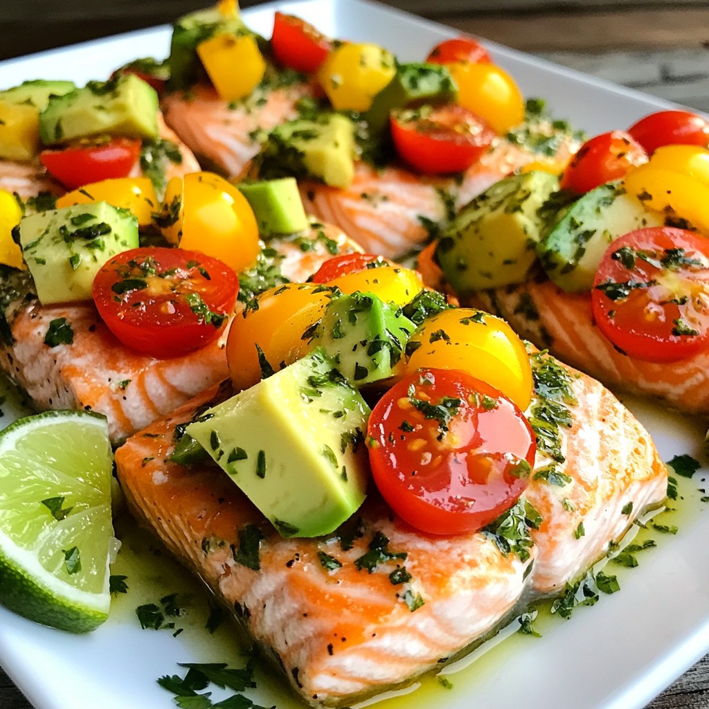 Cilantro Lime Salmon Foil Packs Flavorful and Fresh