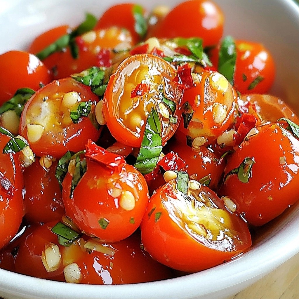 Quick Side Dish Herb Sautéed Cherry Tomatoes Delight