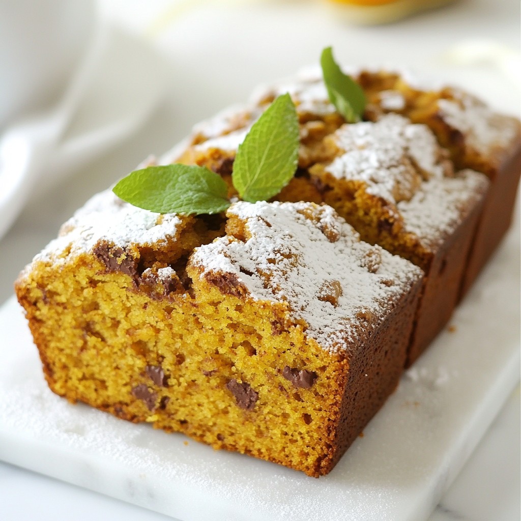 Chocolate Chip Pumpkin Bread Delicious and Simple Recipe