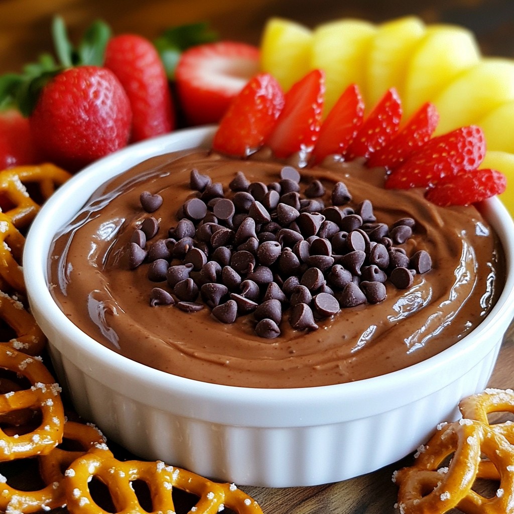 Irresistible Chocolate Peanut Butter Cheesecake Dip
