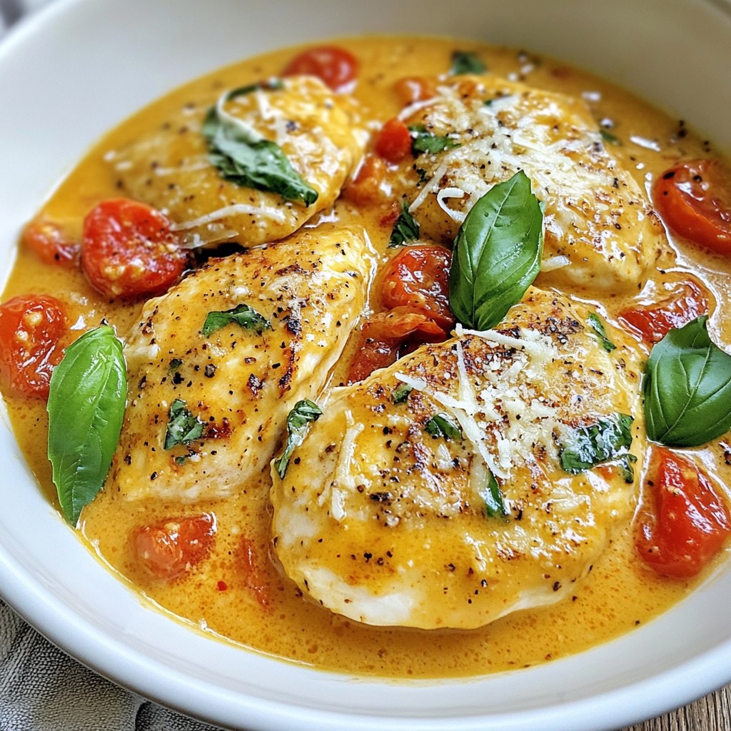 Creamy Tomato Basil Chicken Flavorful Weeknight Meal