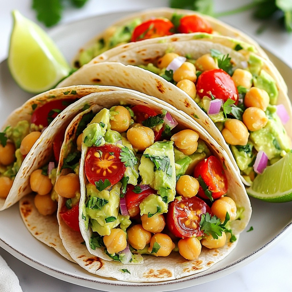 Simple Avocado Chickpea Salad Wraps Healthy Delight