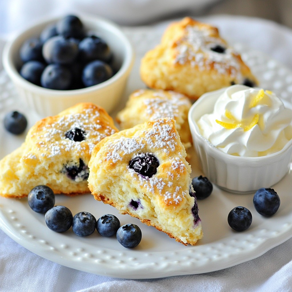 Blueberry Lemon Ricotta Scones Fresh and Flavorful Treat