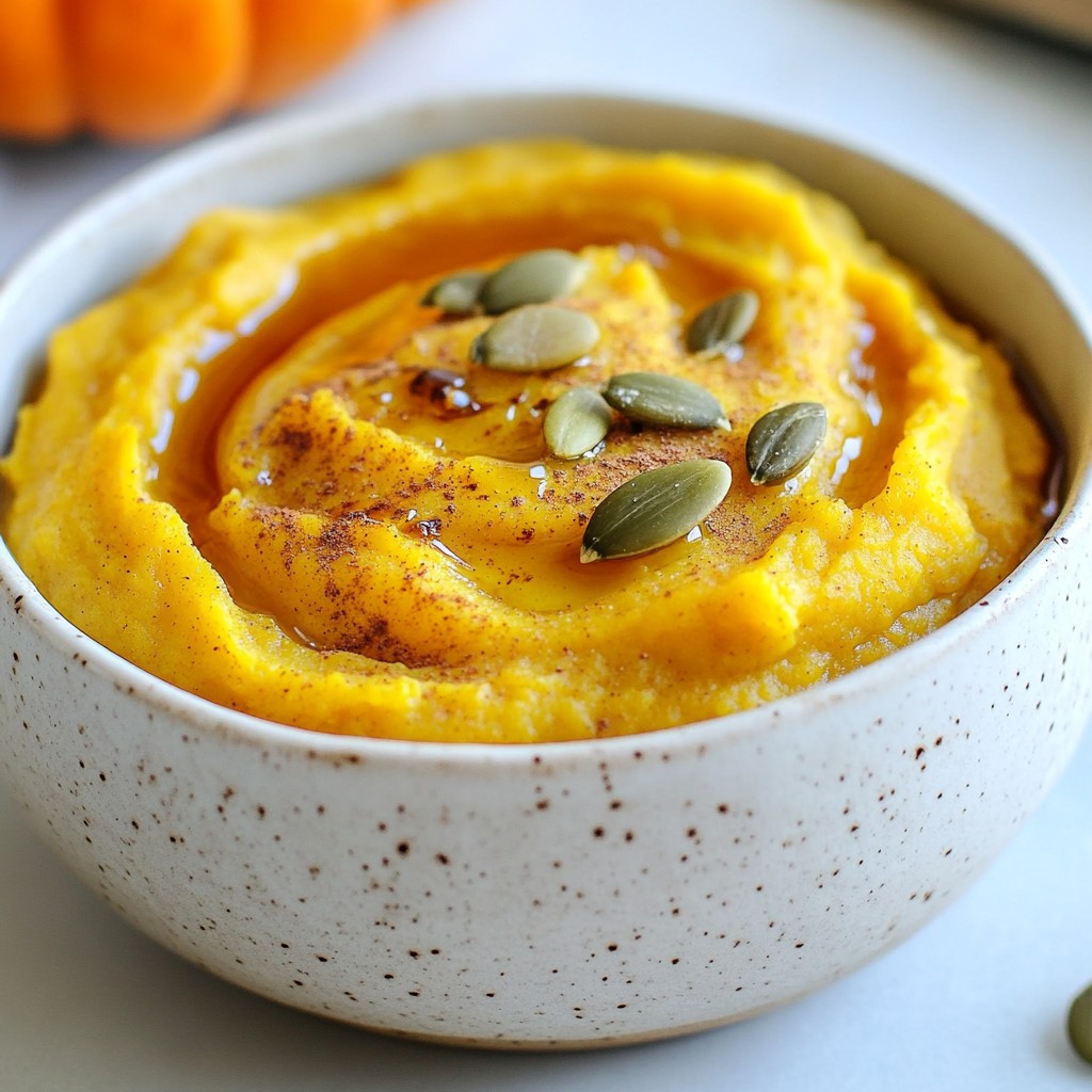Spiced Easy Side Dish Pumpkin Mash Recipe Delight