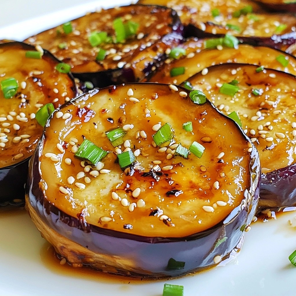 Quick Side Dish Teriyaki Glazed Eggplant Delight