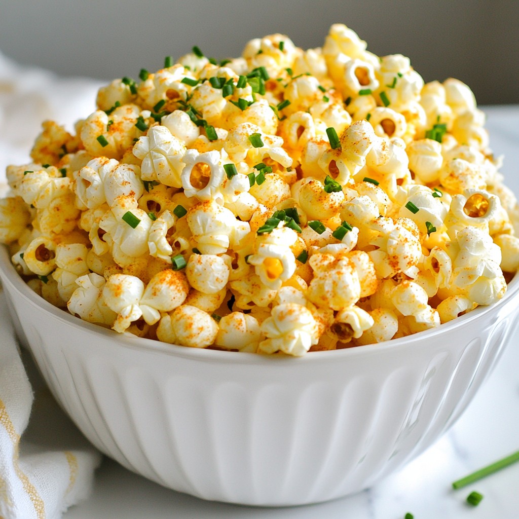 Effortless Cheesy Ranch Popcorn Tasty Snack Idea
