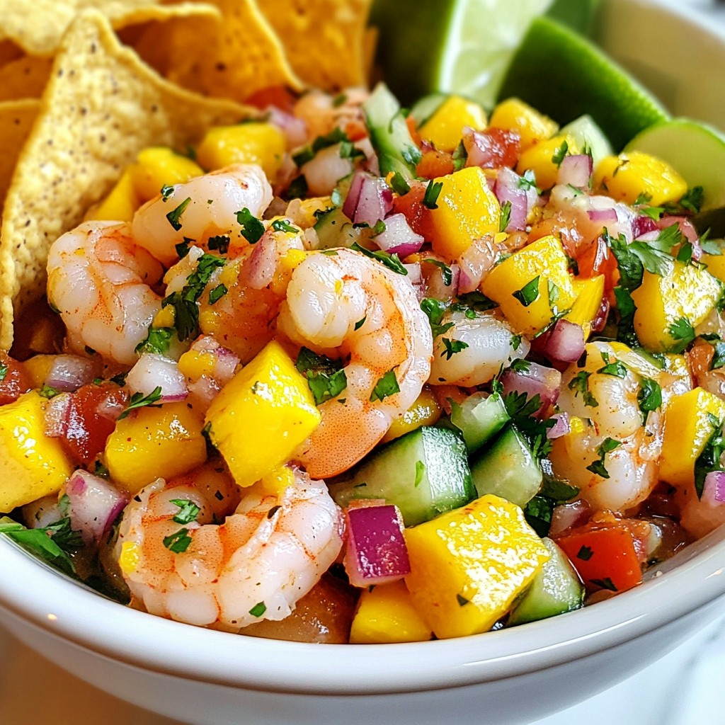 Mango Shrimp Ceviche Fresh and Flavorful Delight