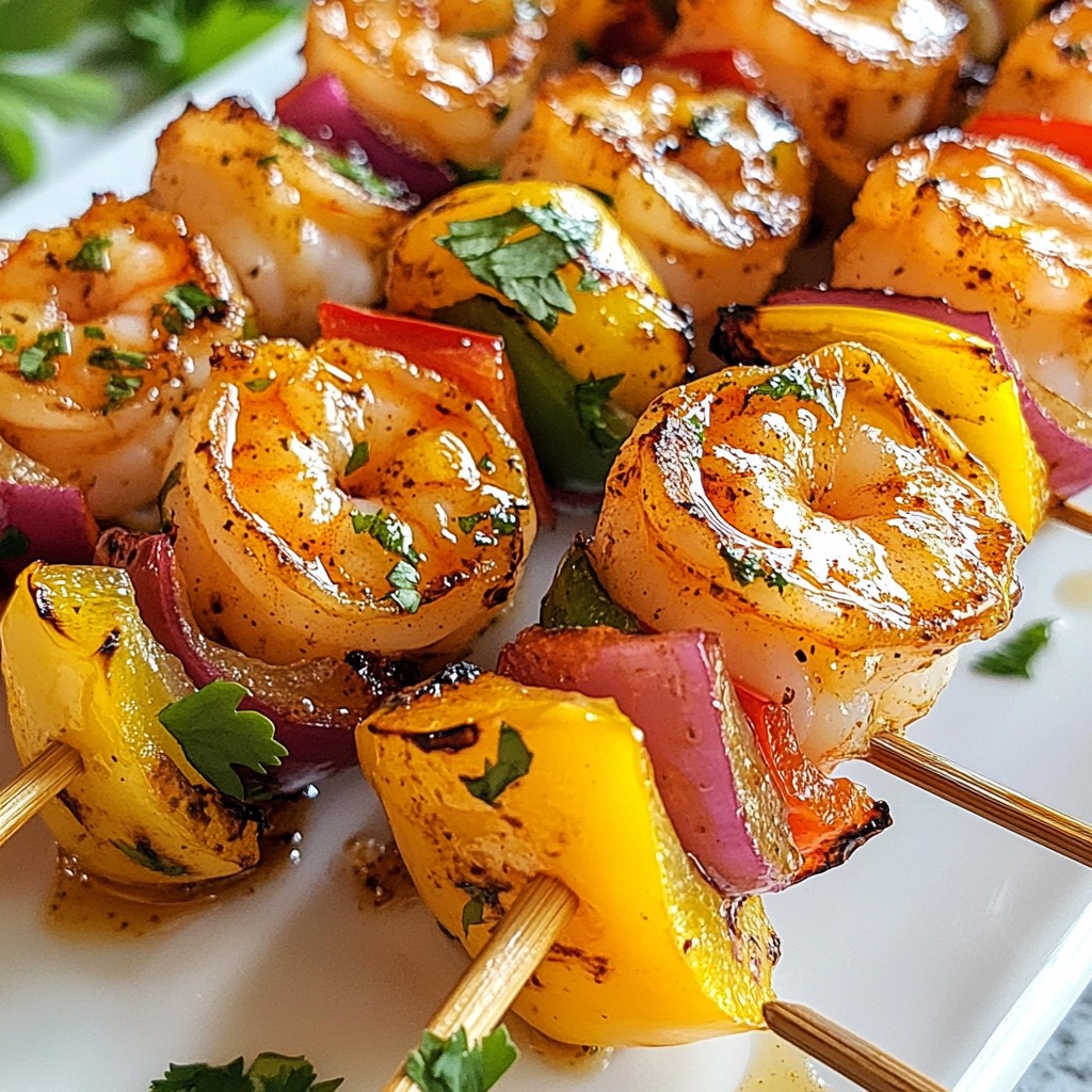 Honey Garlic Shrimp Kabobs Flavorful Easy Grilling Dish