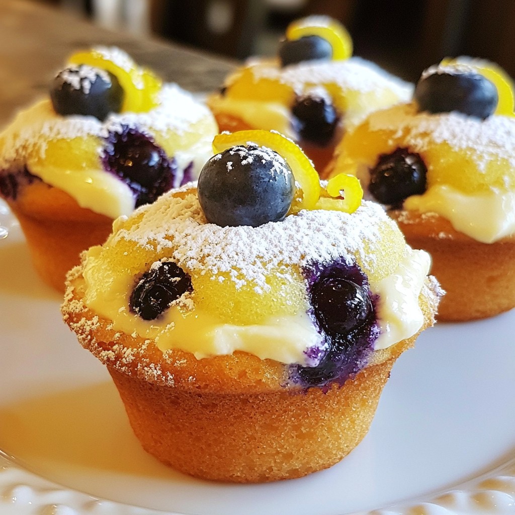 Blueberry Lemon Cheesecake Muffins Delightful Recipe