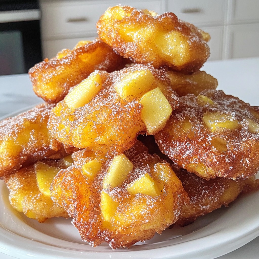 Cinnamon Sugar Apple Fritters Irresistible Treats