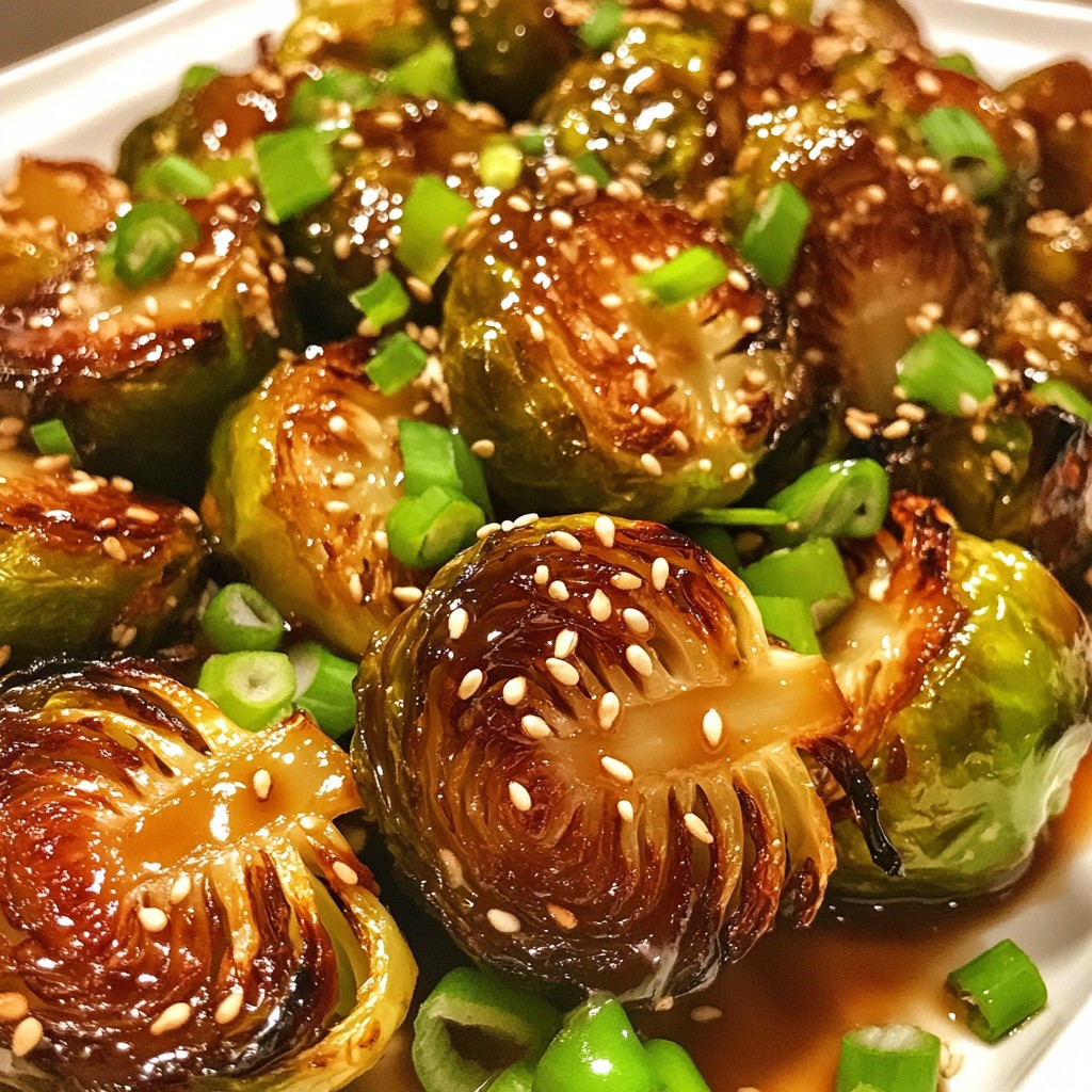 Maple Soy Brussels Sprouts Flavorful and Easy Recipe