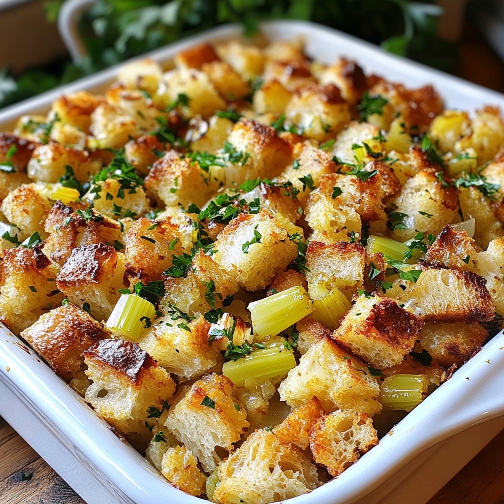 Roasted Chestnut Easy Side Dish Stuffing Recipe