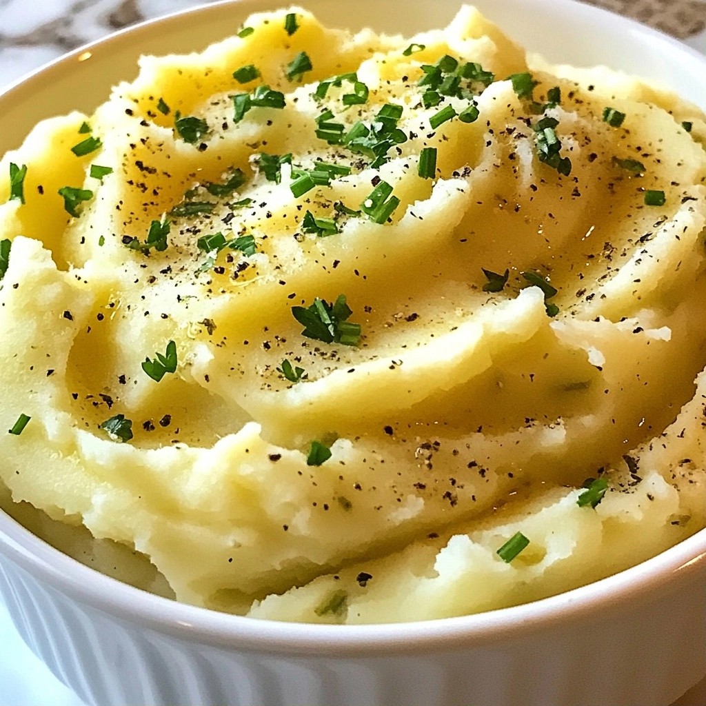 Creamy Quick Side Dish Herb Mashed Potatoes Recipe