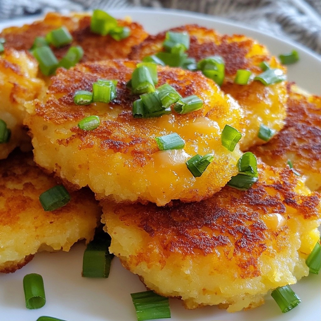 Crispy Easy Side Dish Ranch Potato Cakes Recipe