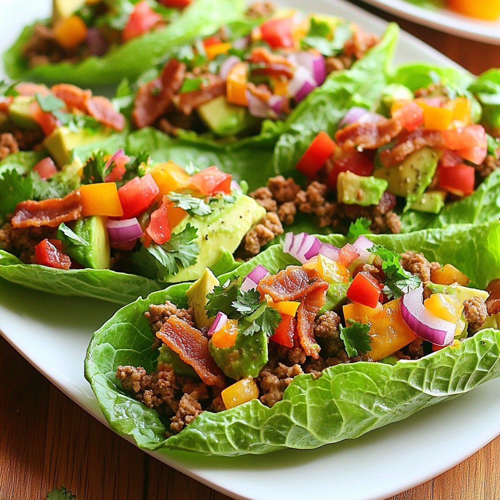Simple Avocado Turkey Turkey Bacon Lettuce Wraps Fresh