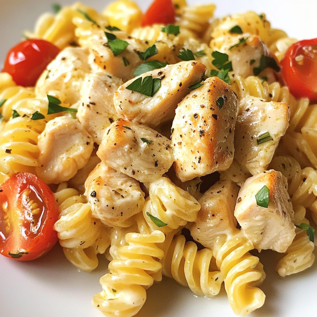 Quick Creamy Parmesan Chicken Pasta Delightful Recipe