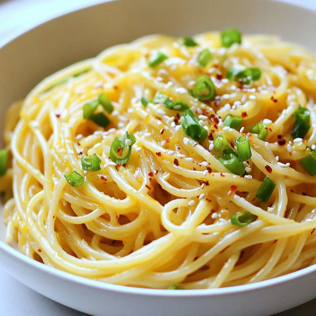 Spicy Garlic Butter Noodles Quick and Flavorful Dish