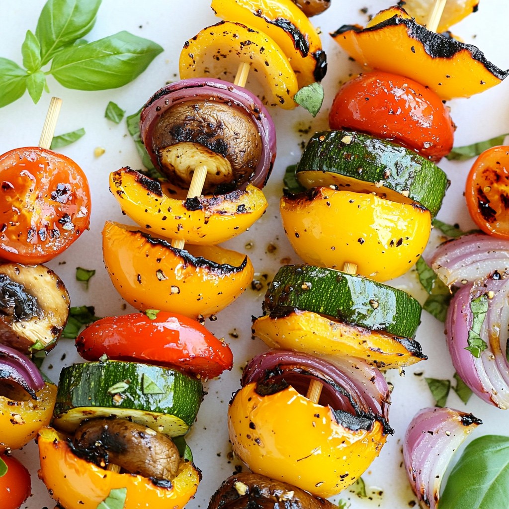 Quick side dish Grilled Vegetable Skewers Delight