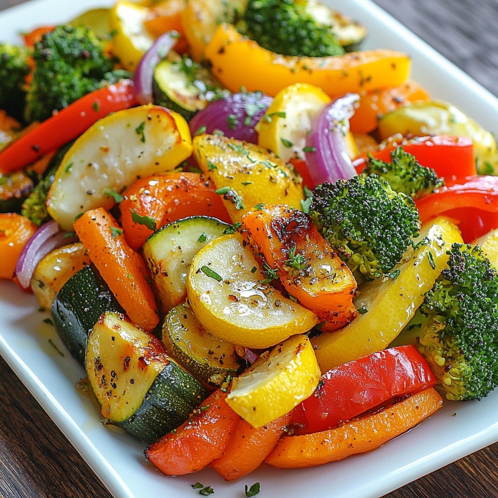 Lemon Herb Roasted Vegetables Tasty and Simple Recipe