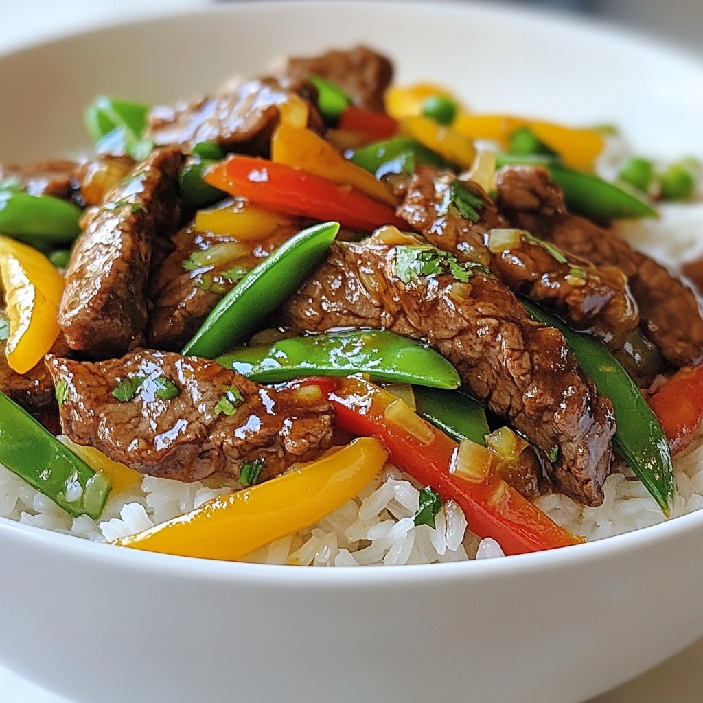 Honey Garlic Beef Stir Fry Quick and Tasty Meal