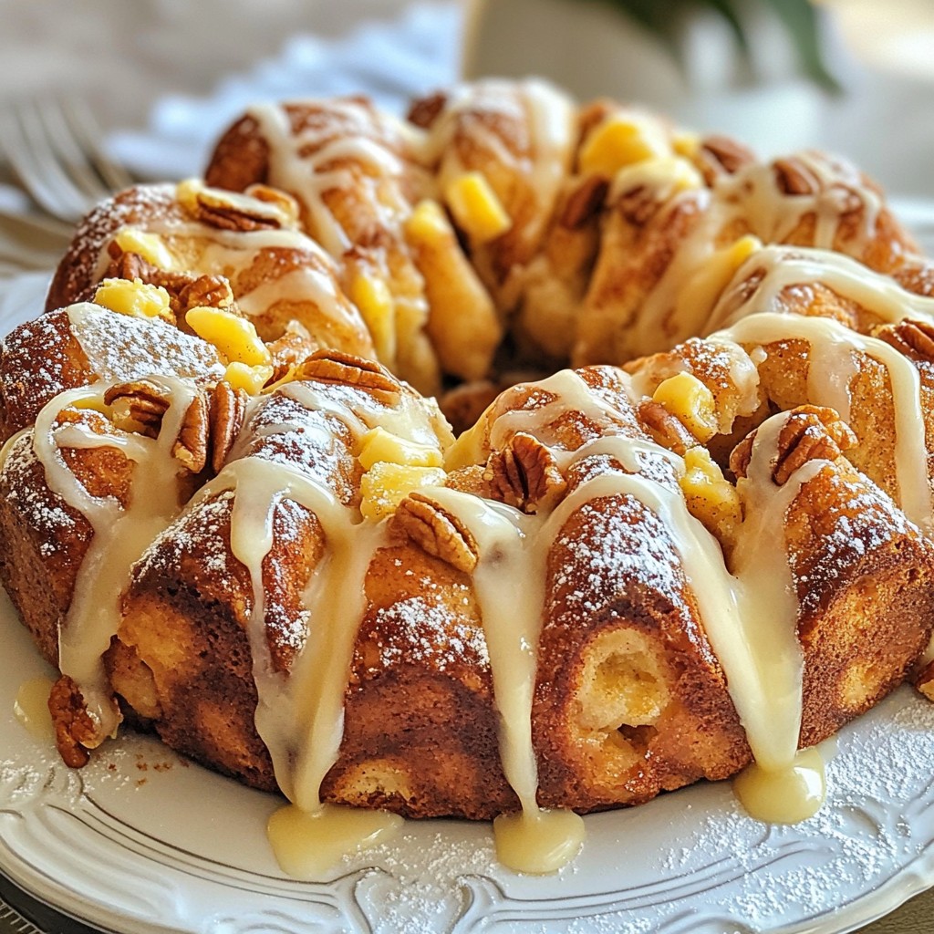 Cinnamon Roll Monkey Bread Decadent and Simple Treat