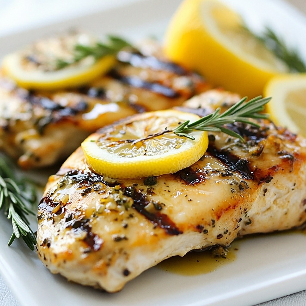 Lemon Herb Grilled Chicken Tasty and Simple Meal