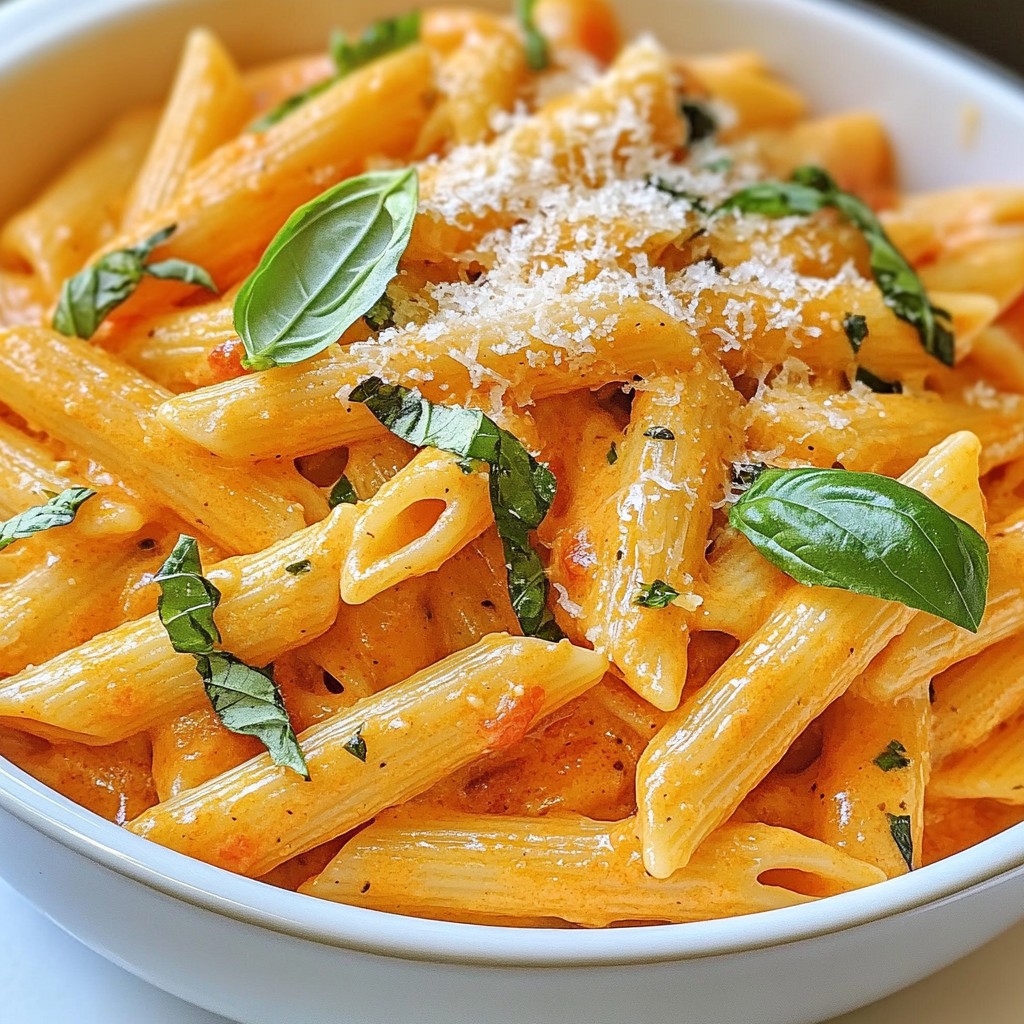 30-Minute Creamy Tomato Basil Pasta Quick and Tasty