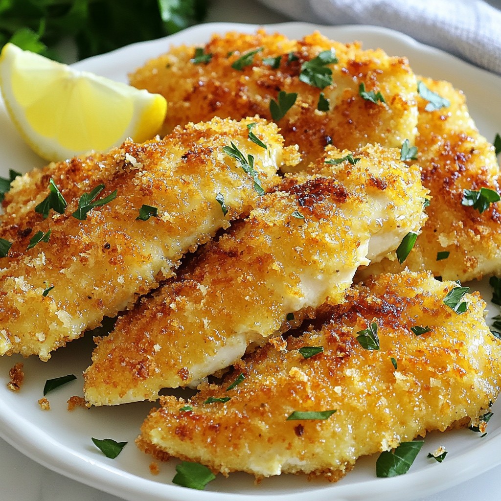 Parmesan Crusted Chicken Easy and Tasty Recipe