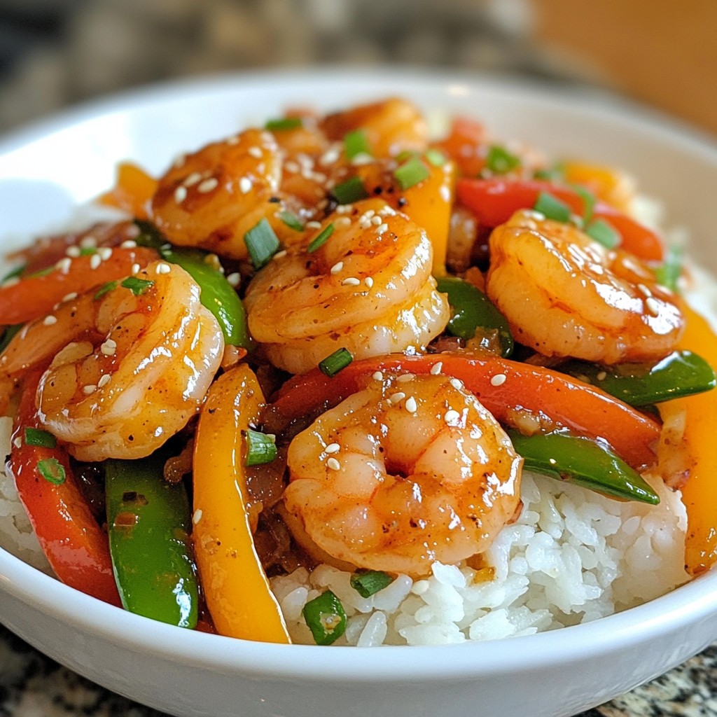 Weeknight Garlic Shrimp Stir Fry Quick and Easy Meal