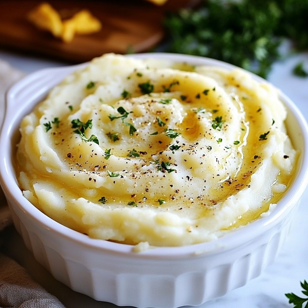 Garlic Parmesan Mashed Potatoes Creamy and Flavorful Dish