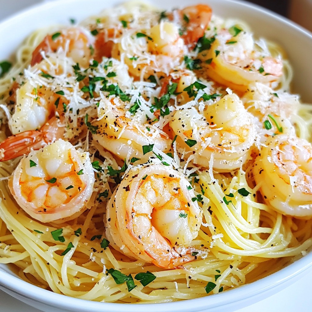 Lemon Garlic Shrimp Pasta Simple and Quick Delight