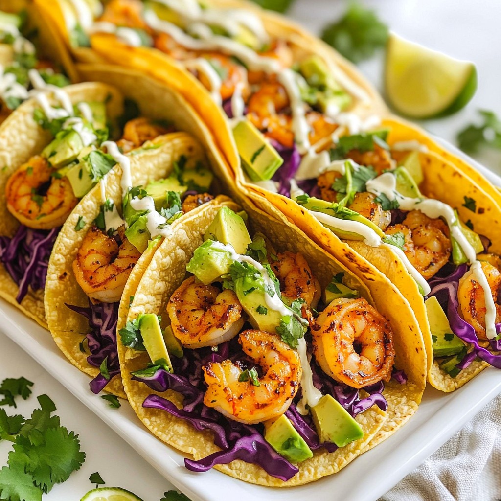 Spicy Garlic Shrimp Tacos Flavorful and Easy Recipe
