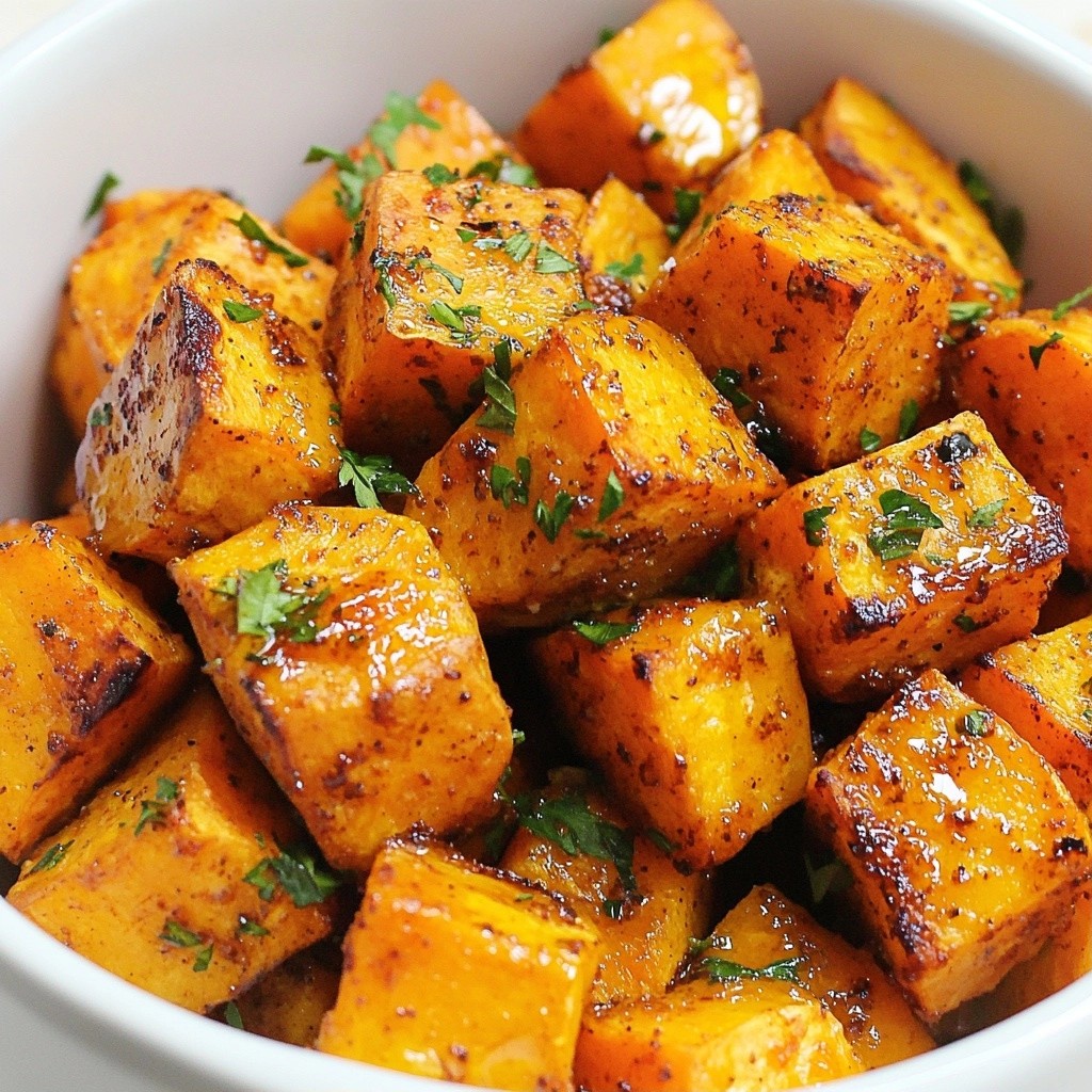 Spicy Easy Side Dish Cajun Sweet Potato Bites Recipe