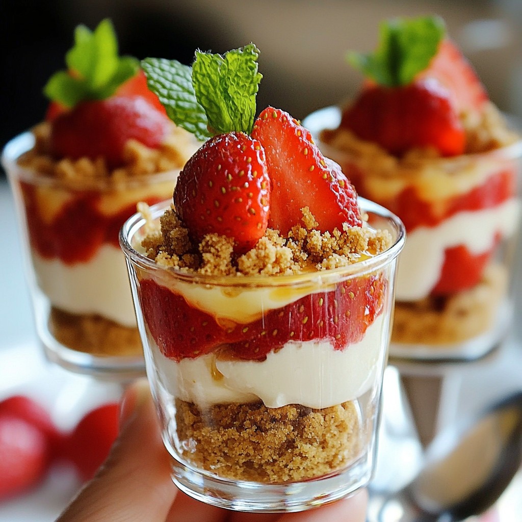 Strawberry Cheesecake Parfaits Scrumptious and Easy Recipe