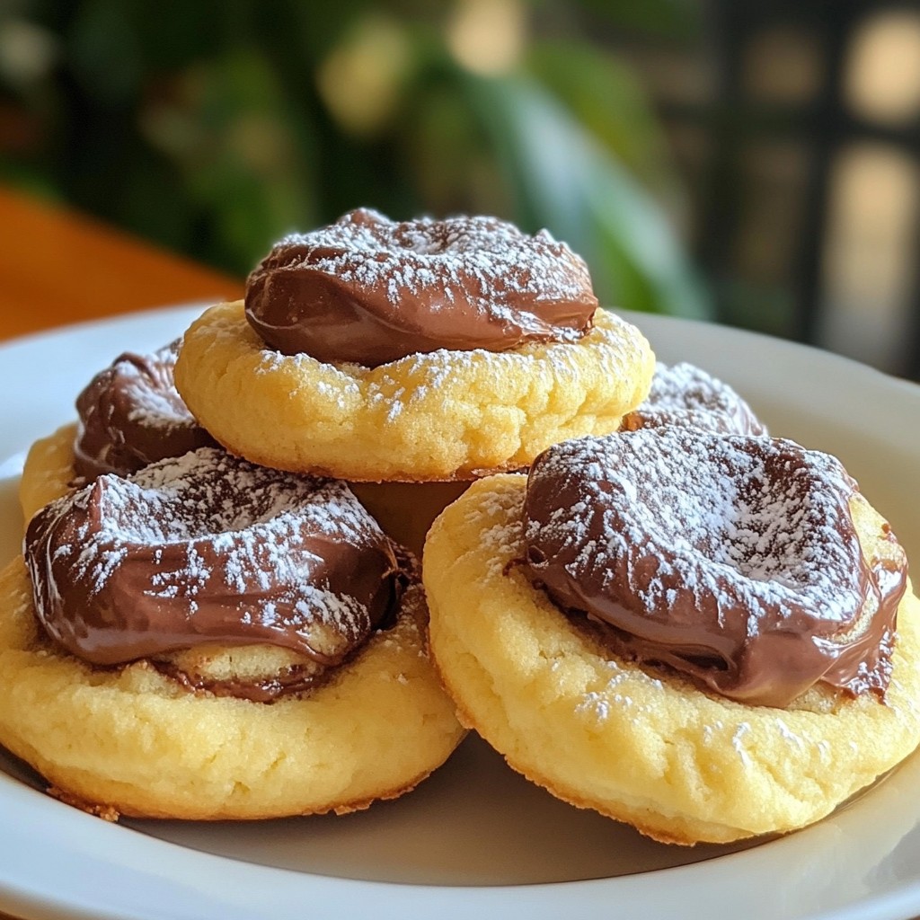 Chocolate Hazelnut Stuffed Cookies Delightful Treat
