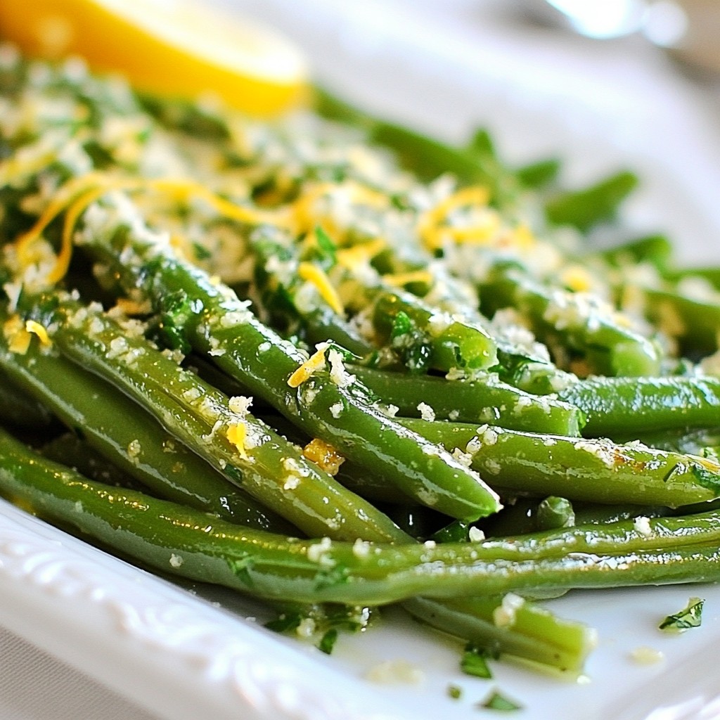 Garlic Parmesan Green Beans Flavorful and Simple Dish
