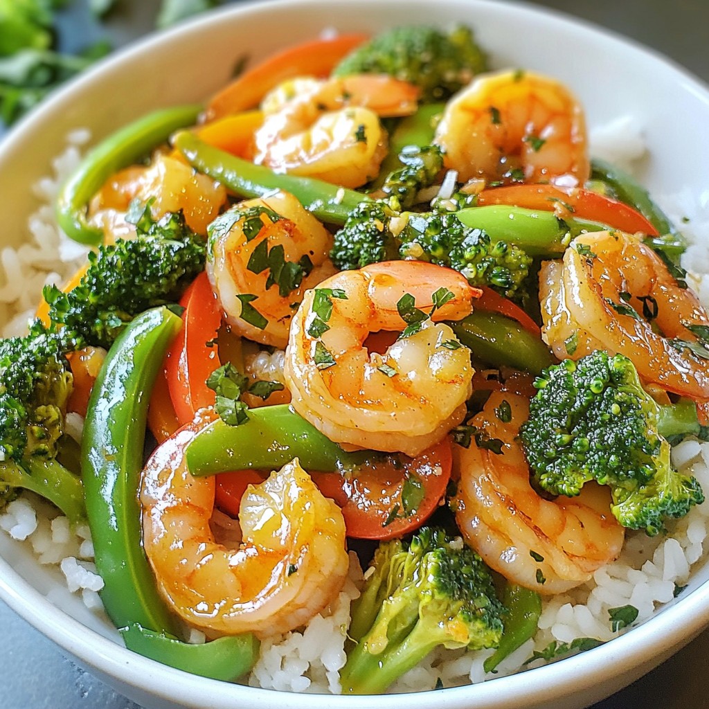 Weeknight Garlic Shrimp Stir Fry Quick and Delicious Dish